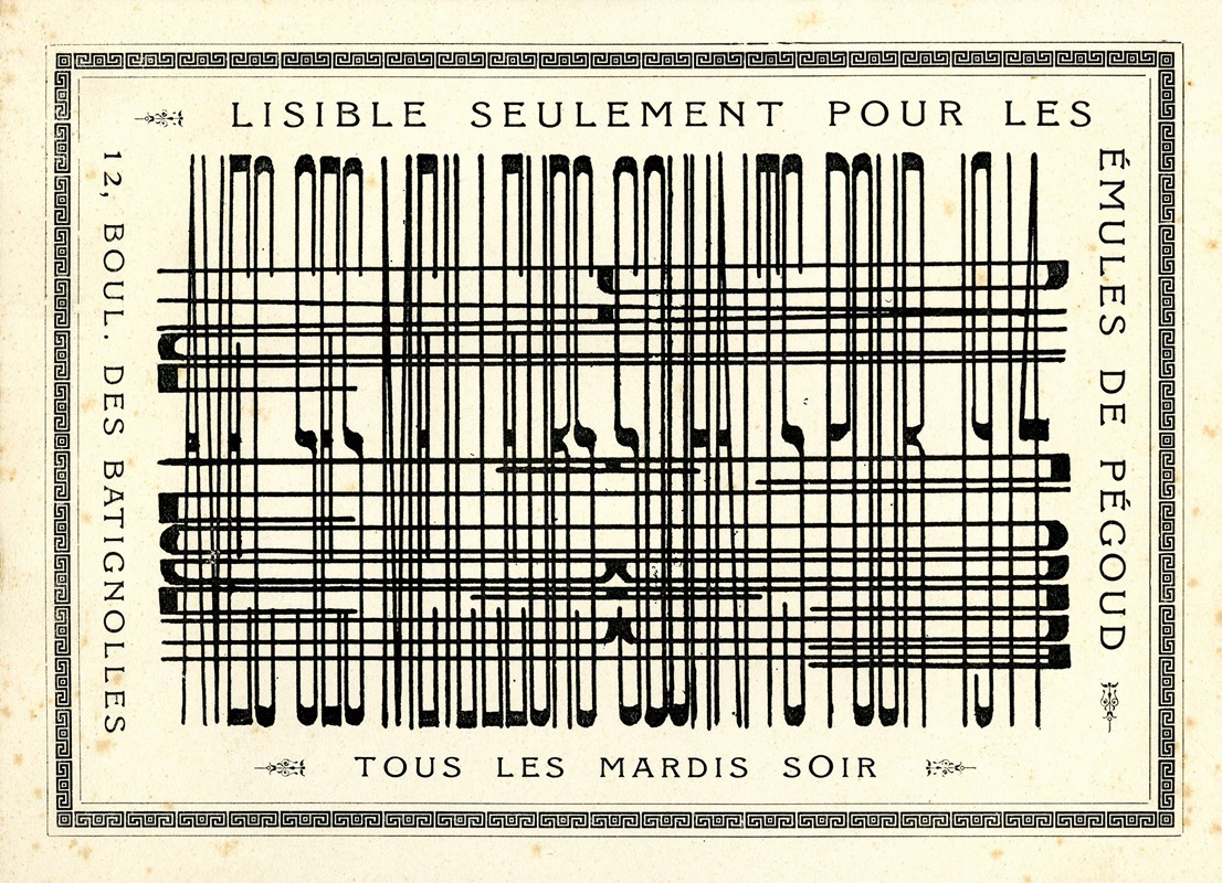 Anonymous - Lisible seulement pour les émules de Pégoud