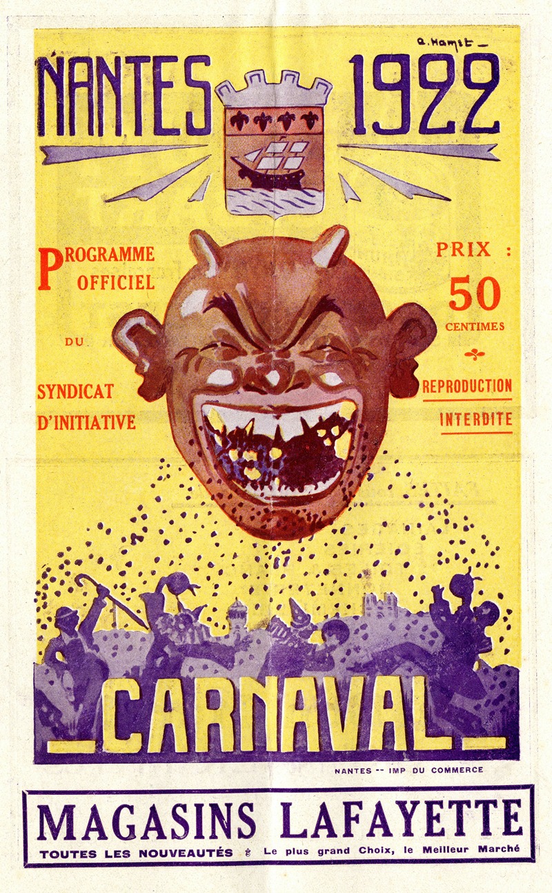 Anonymous - Nantes 1922 ; carnaval