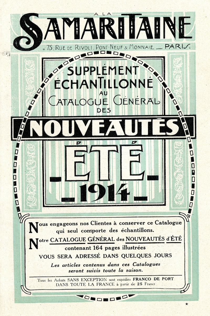 Anonymous - Nouveautés ; été 1914