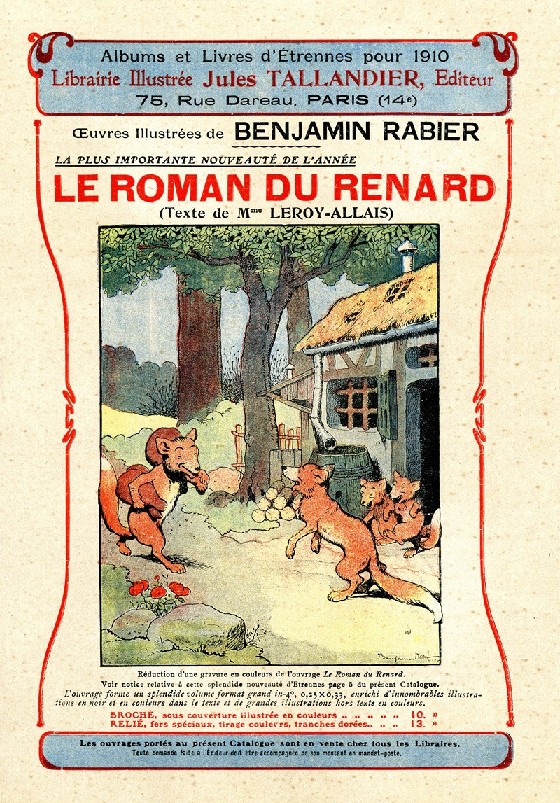 Benjamin Rabier - Le roman du renard