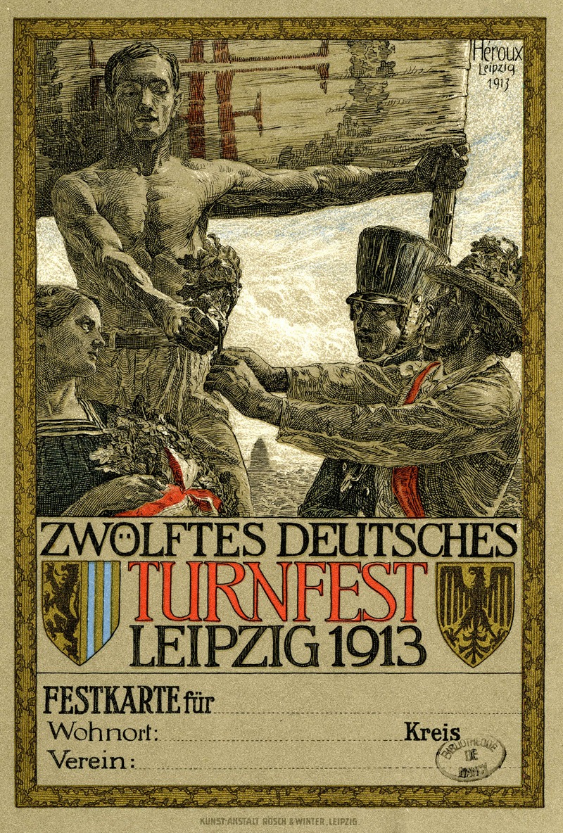 Bruno Héroux - Zwölftes deutsches Turnfest