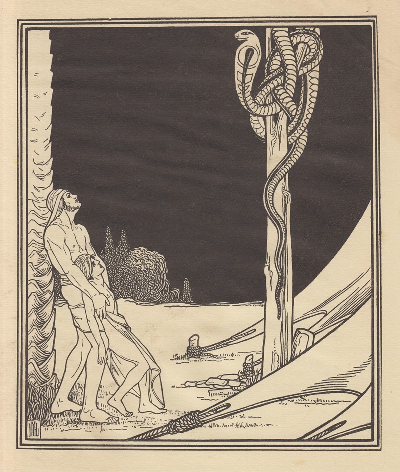 Ephraim Moses Lilien - Copper Snake