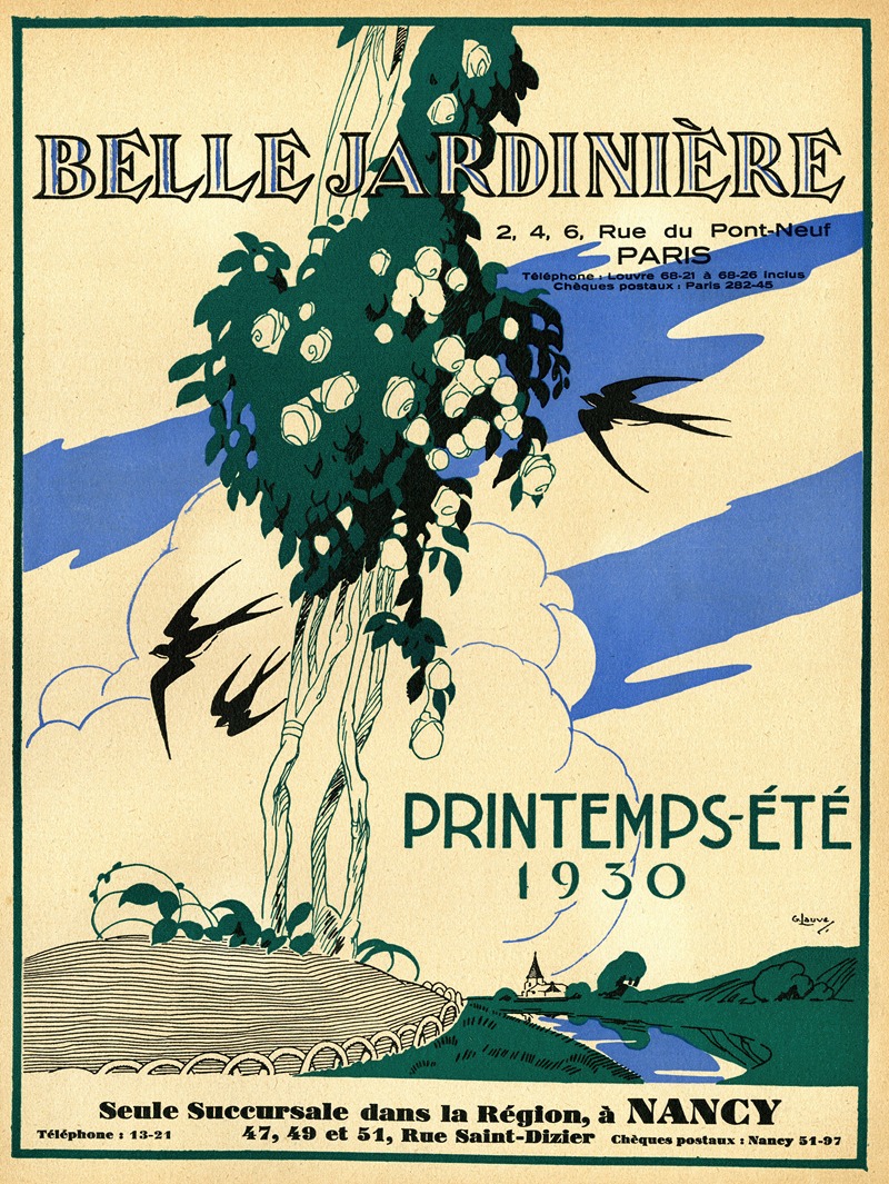 G. Lauve - Belle jardinière – Printemps-été 1930