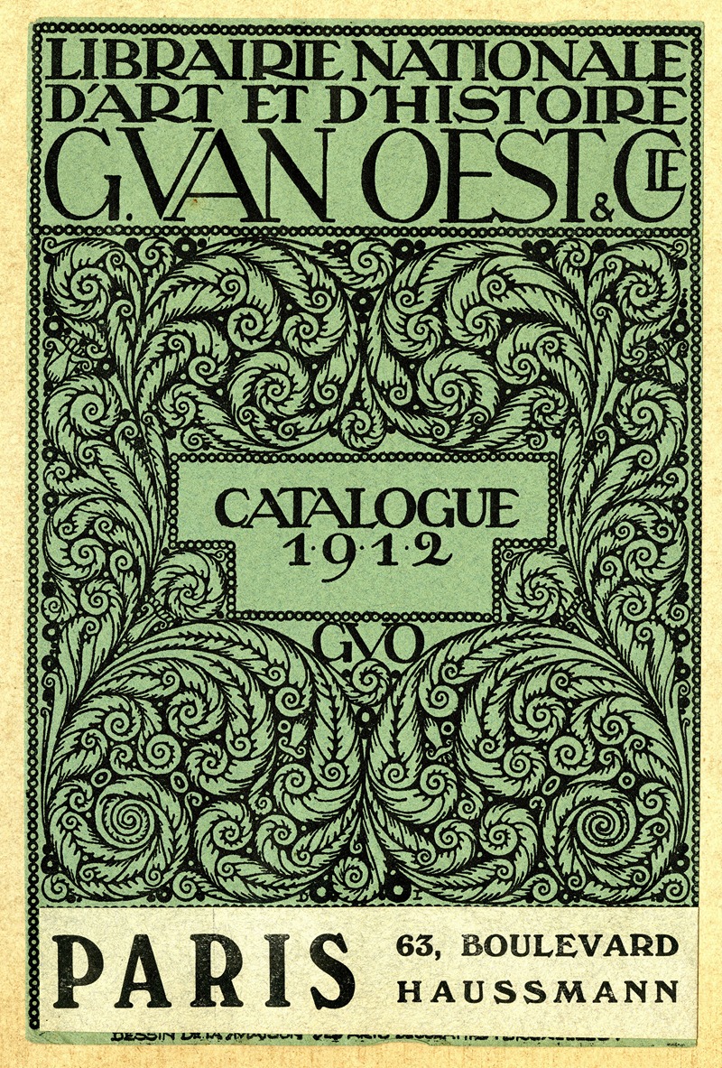 G. Van Oest et cie - Catalogue 1912