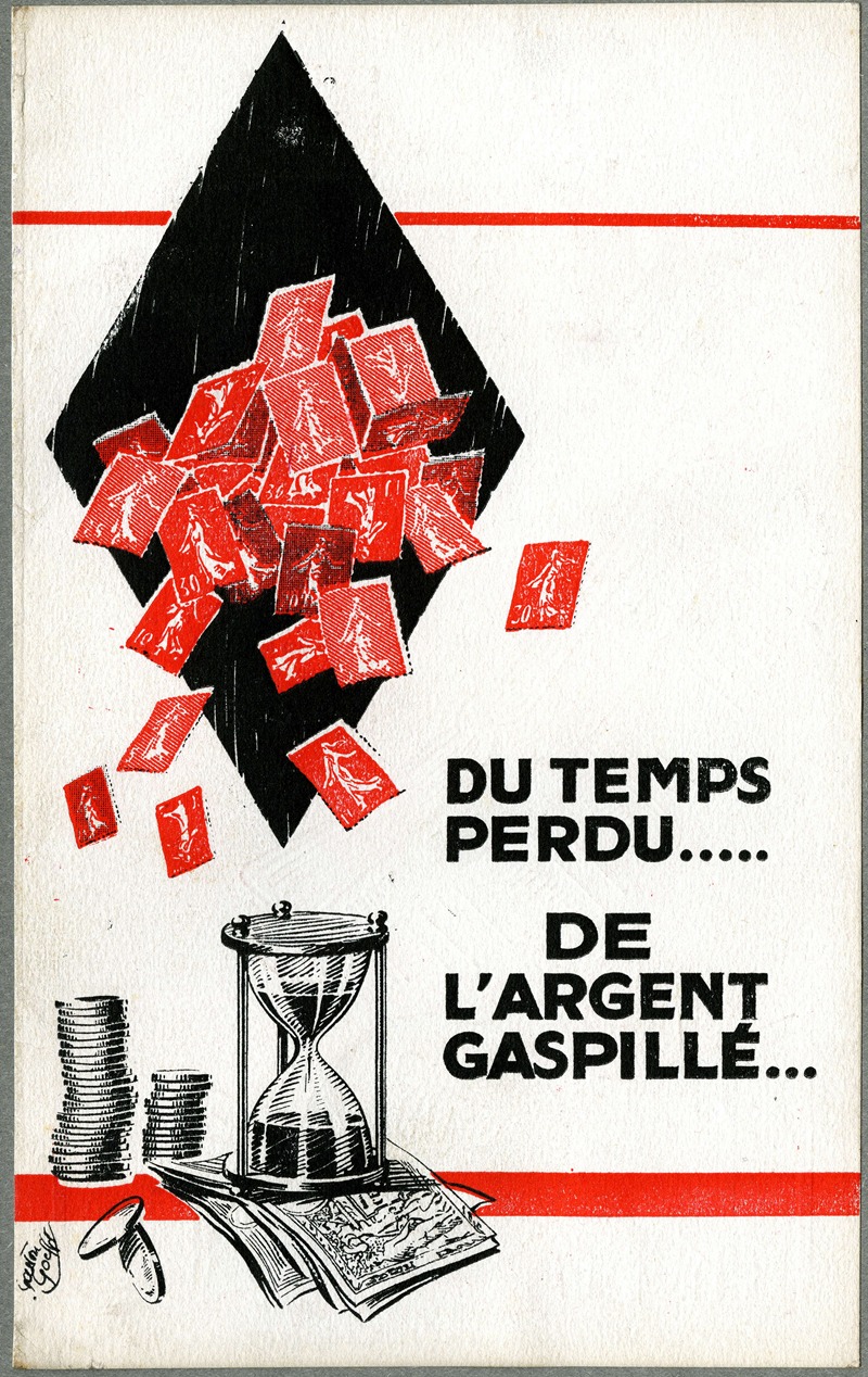 Gaston Goefft - Du temps perdu… De l’argent gaspillé