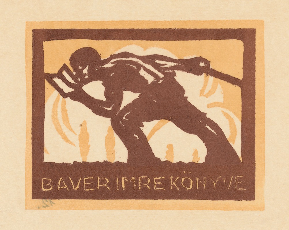 Kornél Révész - Ex libris van Imre Bauer