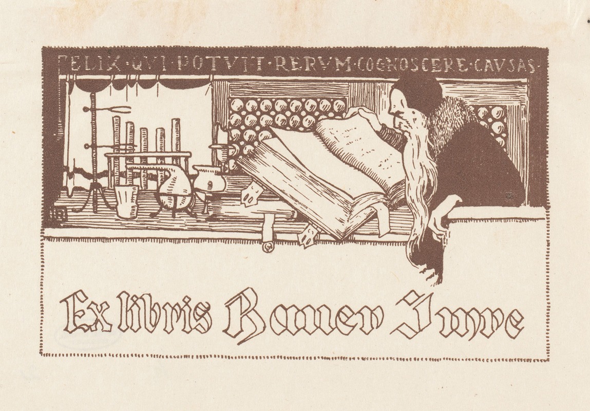 Kornél Révész - Ex libris van Imre Bauer