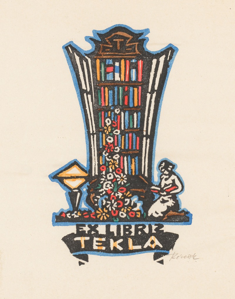 Kornél Révész - Ex libris van Tekla