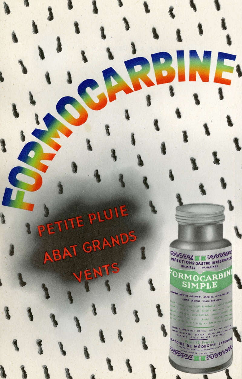 Laboratoire de médecine expérimentale - Formocarbine