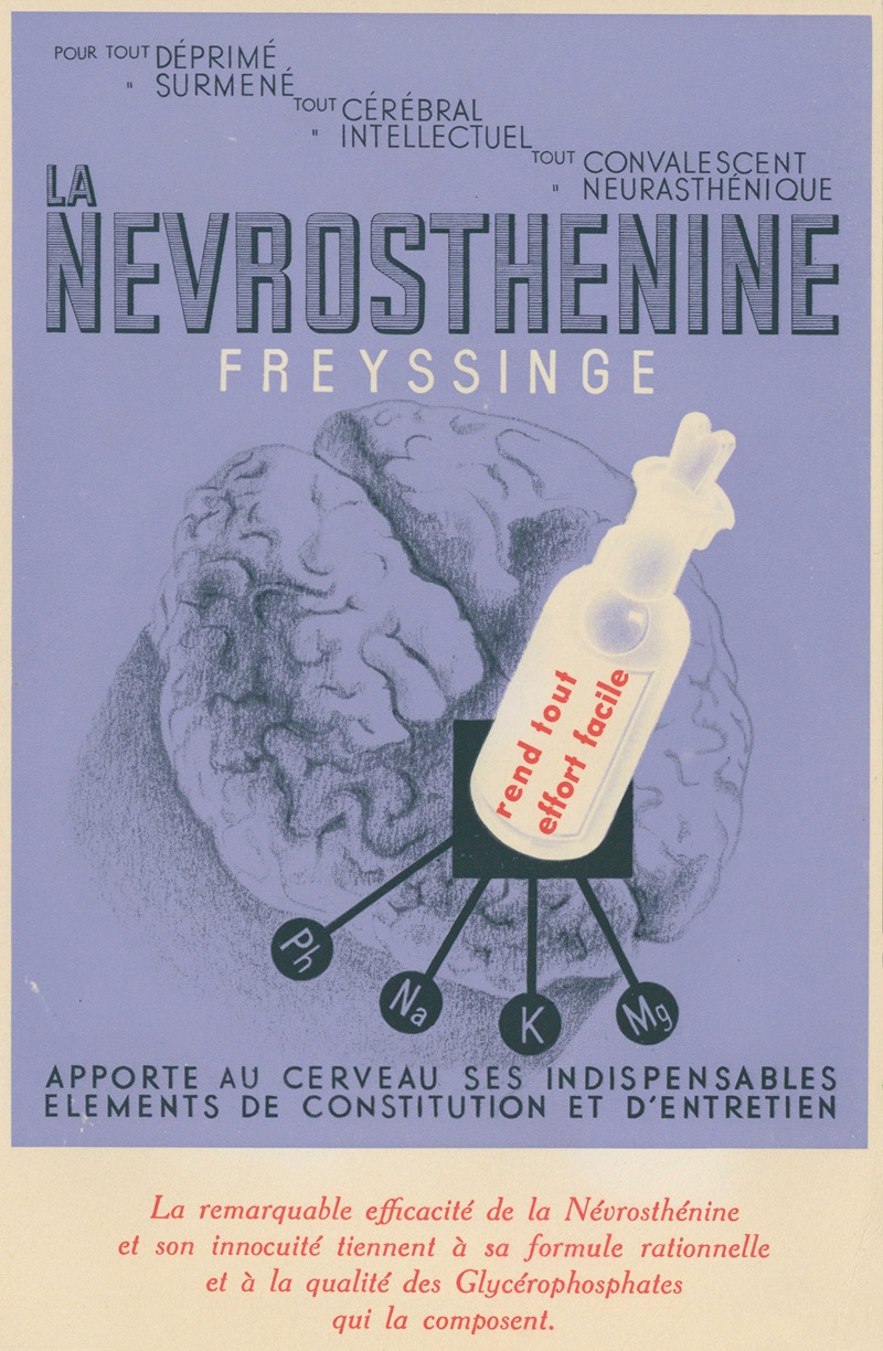 Laboratoire Freyssinge - Nevrosthenine