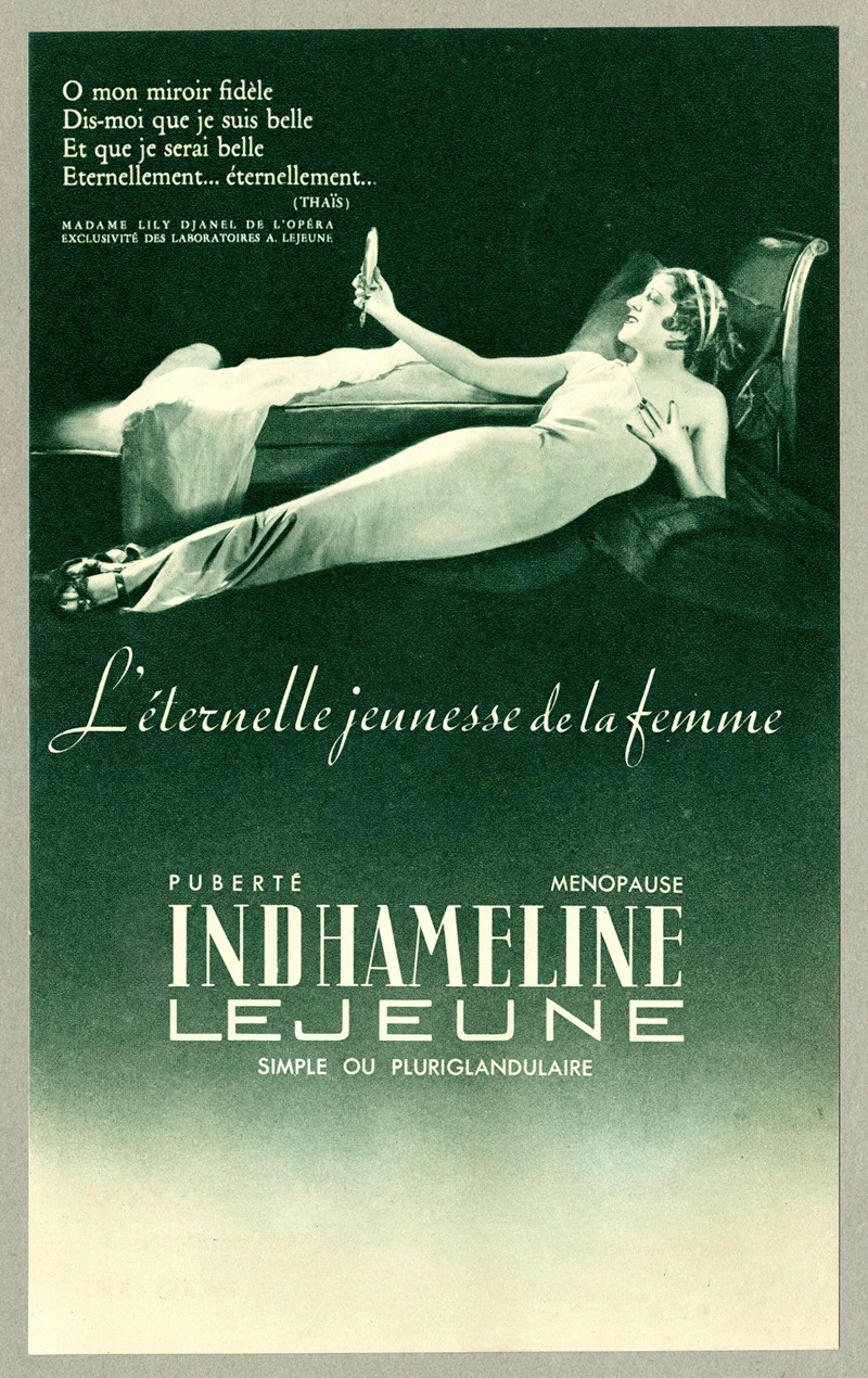 Laboratoires A. Lejeune - Indhameline Lejeune