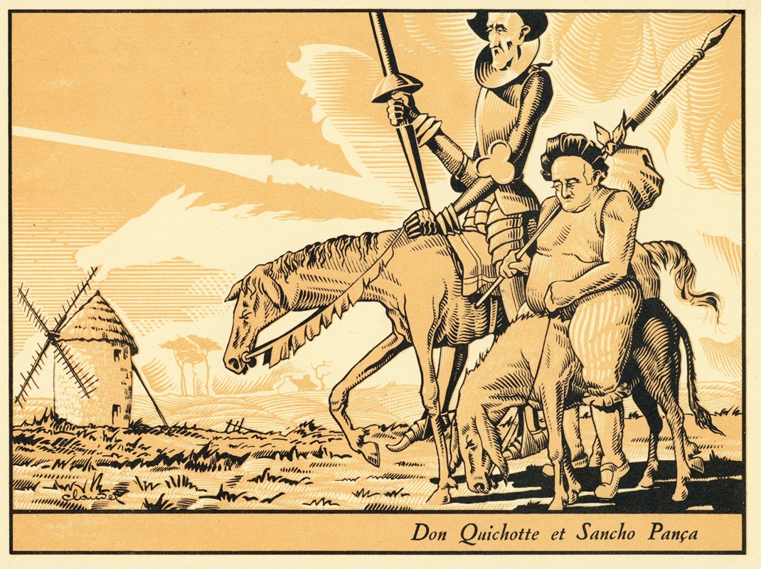 Laboratoires Jacques Lorthioir - Don Quichotte et Sancho Pança