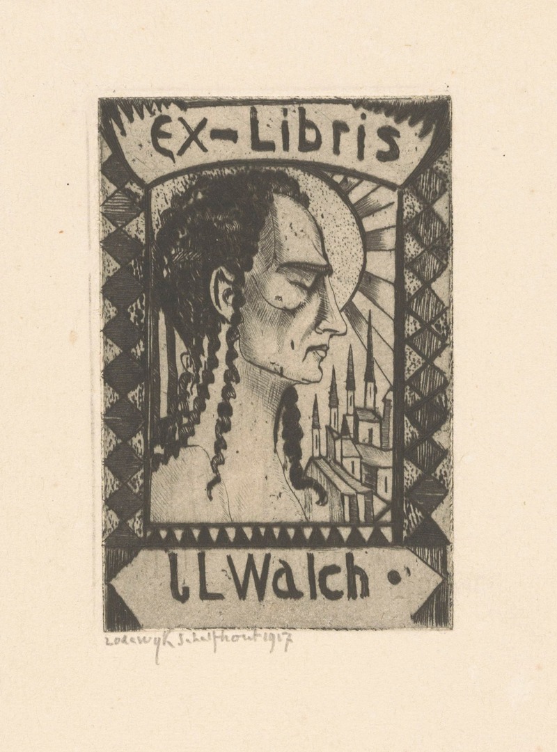 Lodewijk Schelfhout - Ex libris van Jan Walch