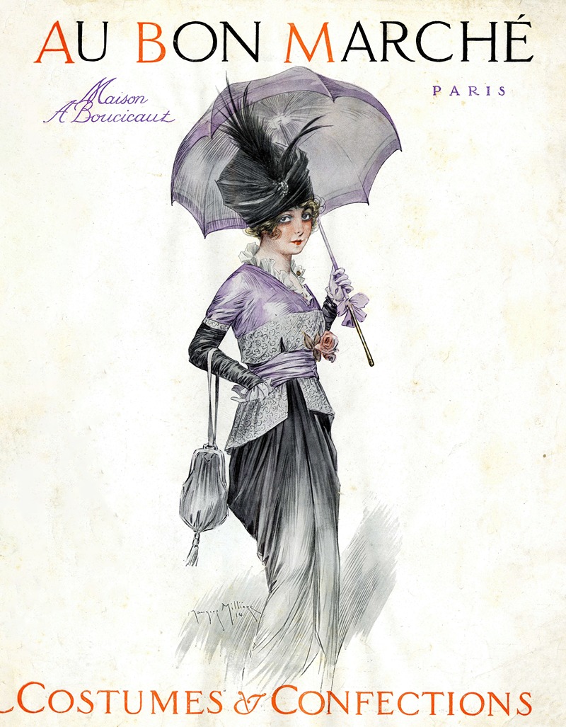 Maurice Milliere - Au Bon Marché – Costumes & confections