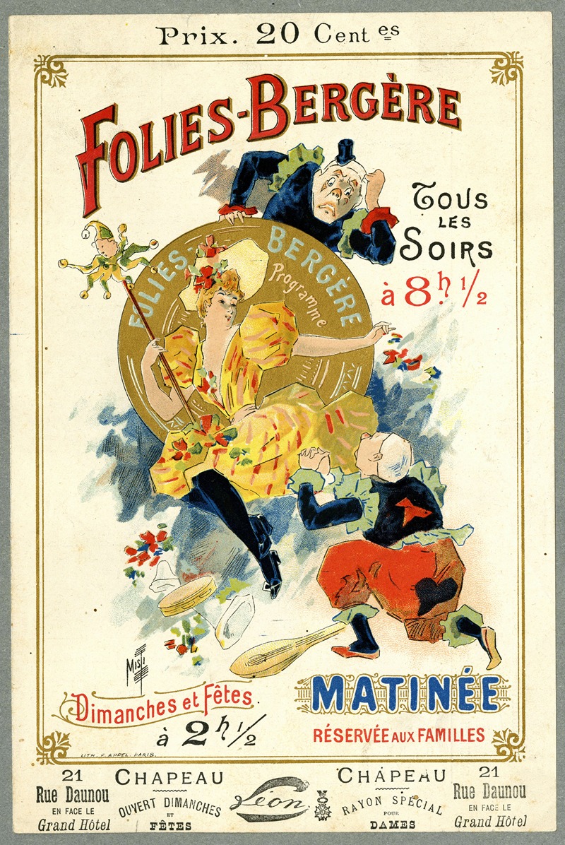 Ferdinand Misti-Mifliez - Folies-Bergère