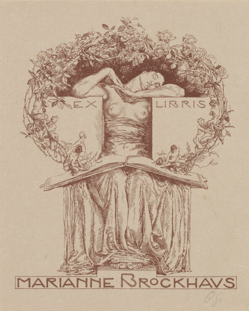 Otto Greiner - Ex libris van Marianne Brockhaus