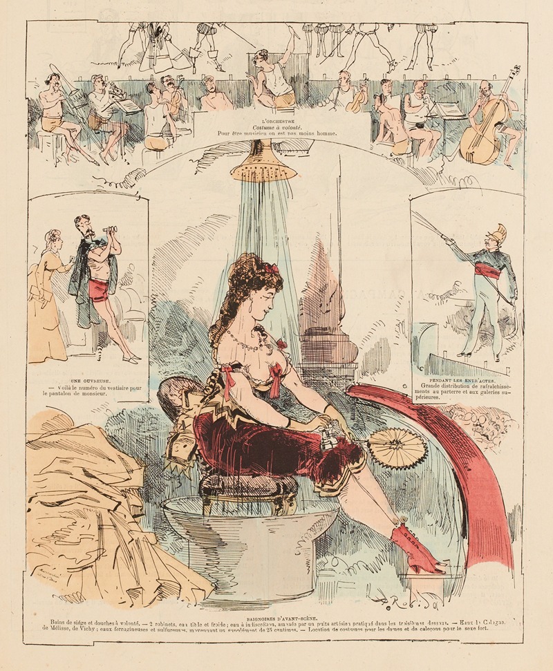 Albert Robida - Théâtre d’été, projet philantropique et hydrothérapique