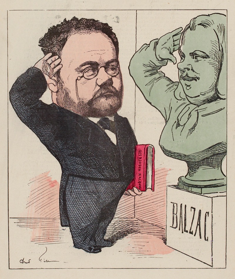 André Gill - Emile Zola