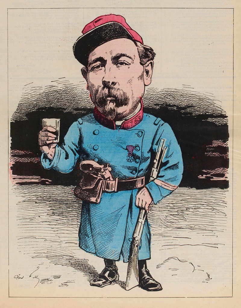 André Gill - Sergent Hoff (1870)