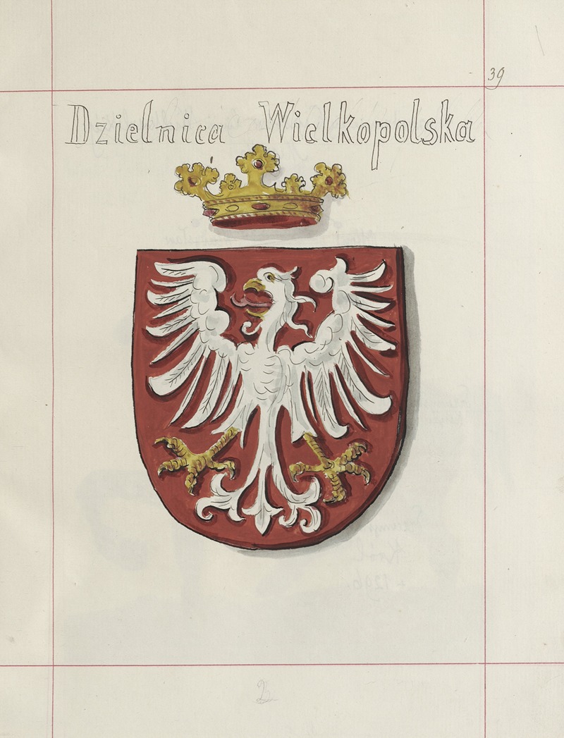 Boleslaw Starzyński - Herby Rzeczypospolitej Polskiej i W. X. Litewskiego. T. 1 Pl.060