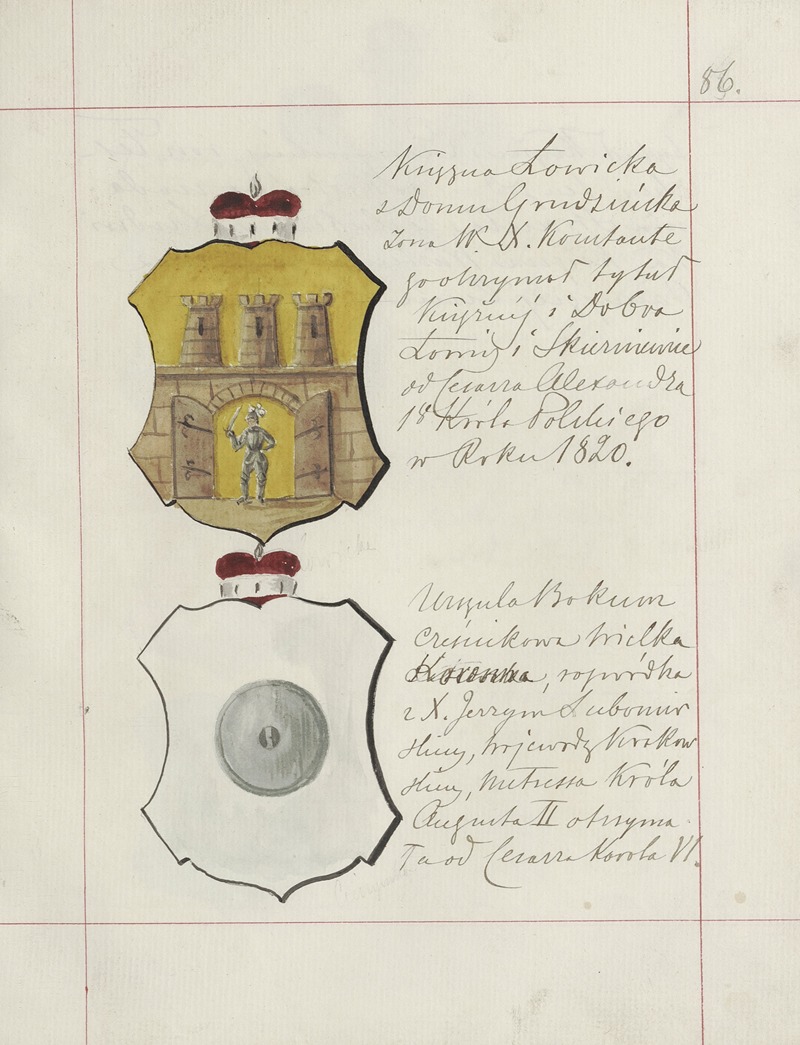 Boleslaw Starzyński - Herby Rzeczypospolitej Polskiej i W. X. Litewskiego. T. 1 Pl.113