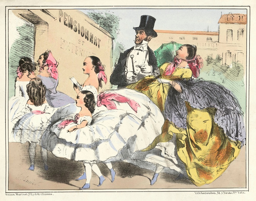 Charles Vernier - Ayant droit au premier prix de bonne tenue et de crinoline