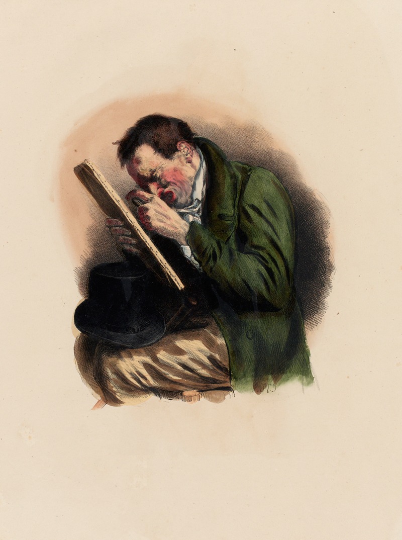 Charles-Joseph Traviès de Villers - Habitué des ventes publiques. The attendant at public auctions