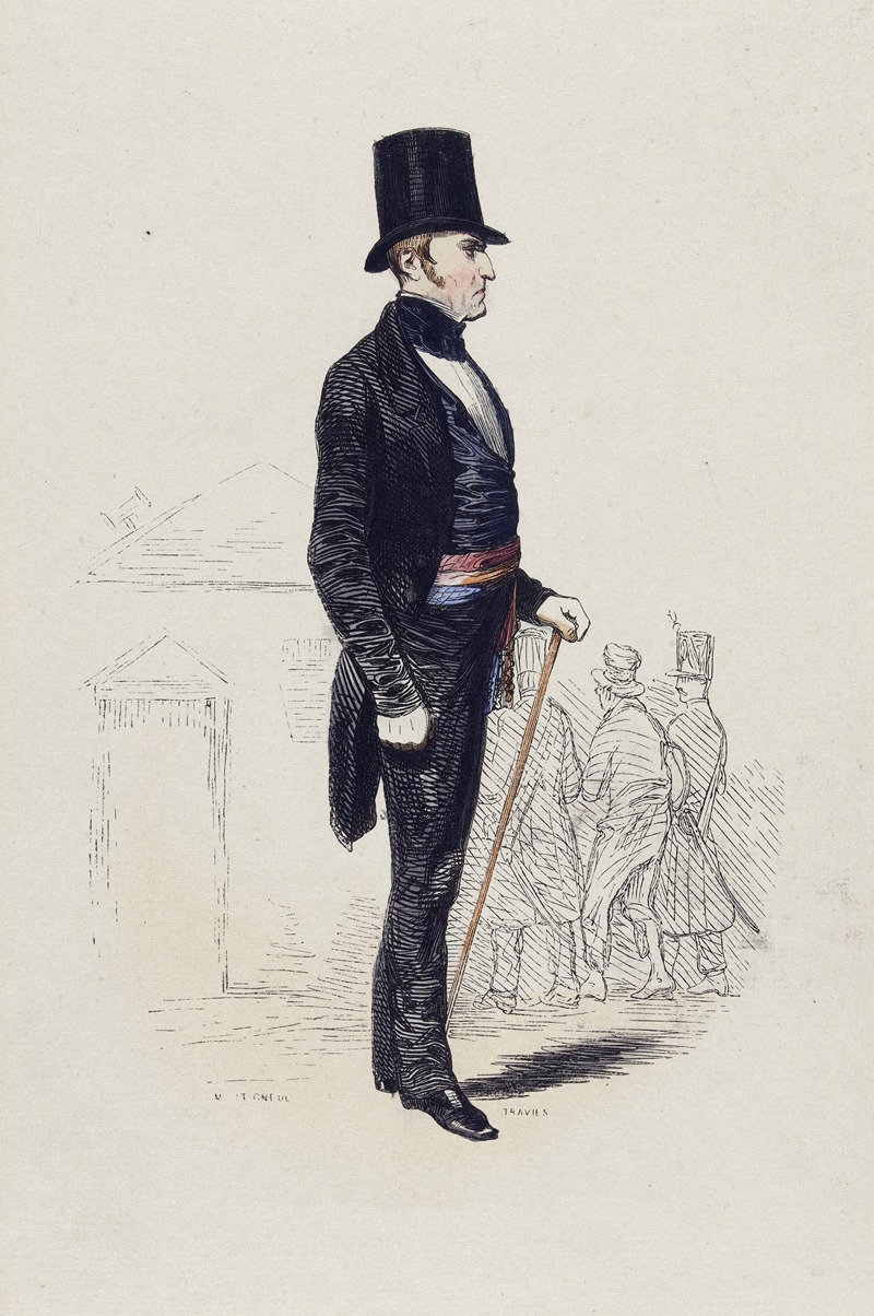 Charles-Joseph Traviès de Villers - Le commissaire de police