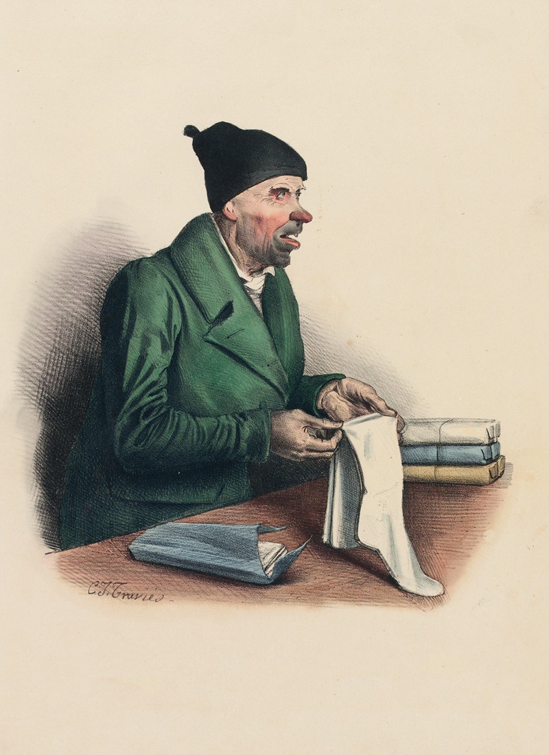 Charles-Joseph Traviès de Villers - Le Md. de bonnets de coton