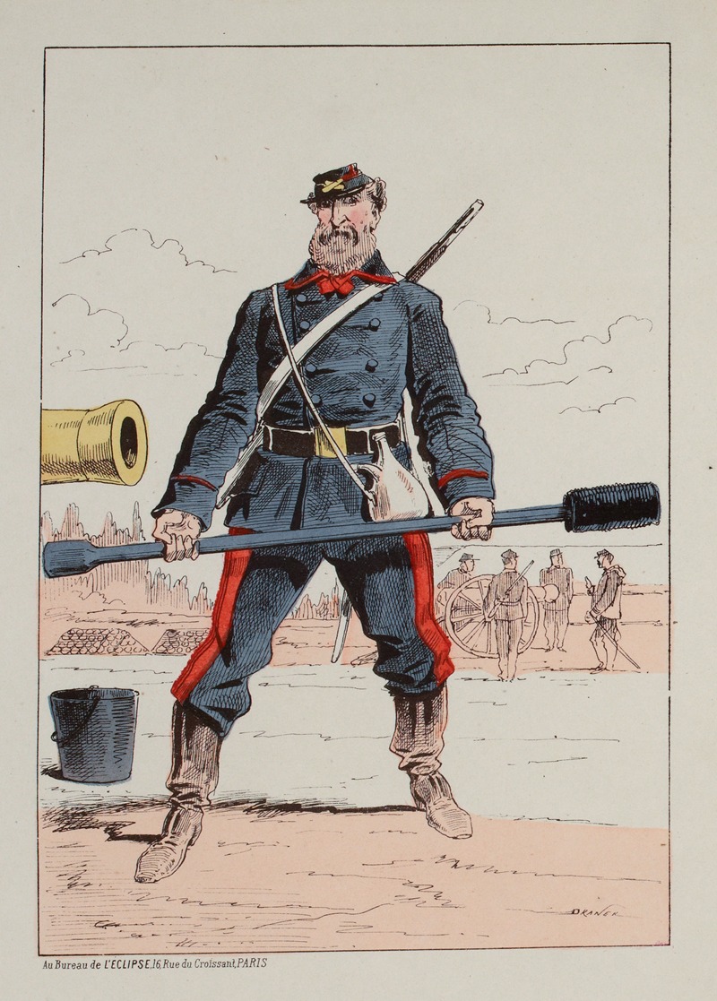 Draner - Artillerie de la garde nationale.