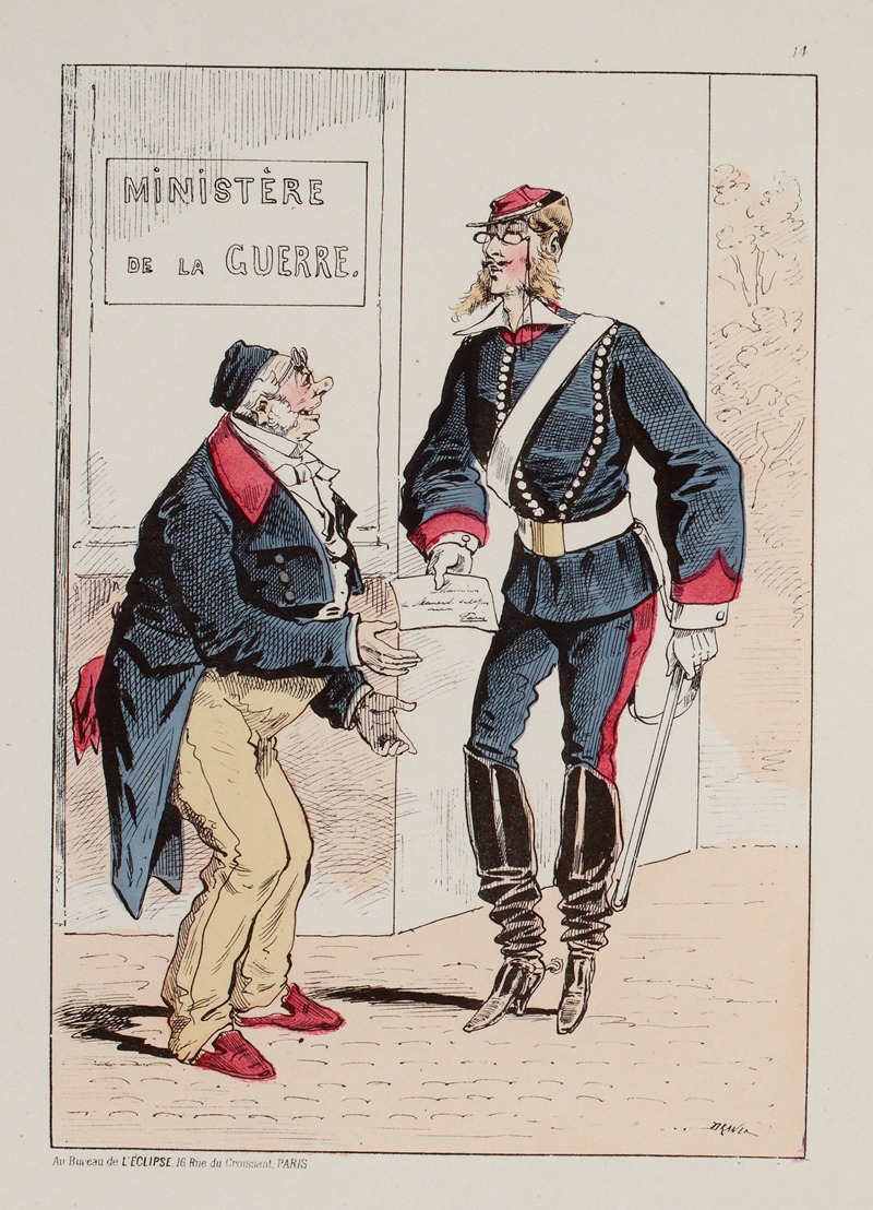 Draner - Cavalerie de la garde nationale.