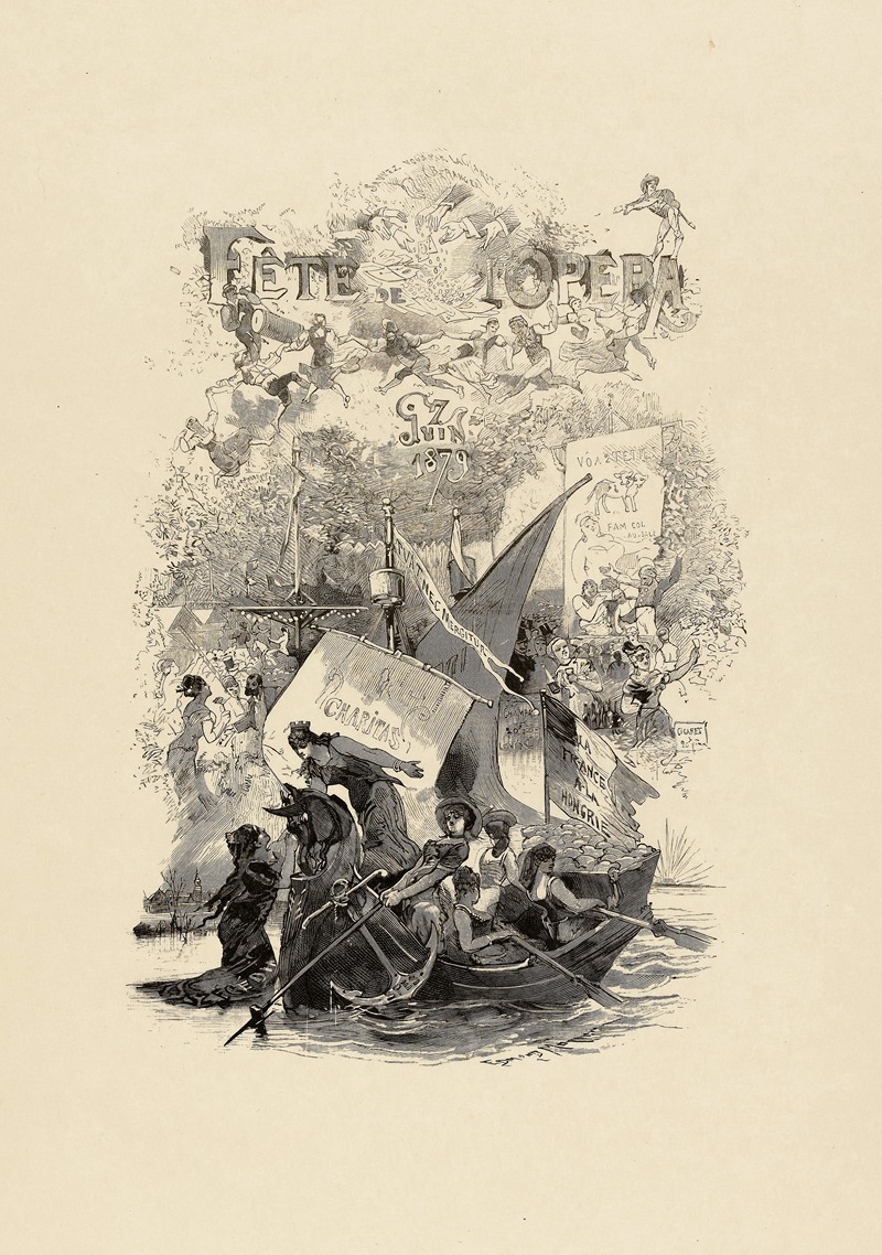 Edmond Morin - La fête de l’Opéra donnée par le comité français et organisée par le Figaro au profit des inondés de Szegedin