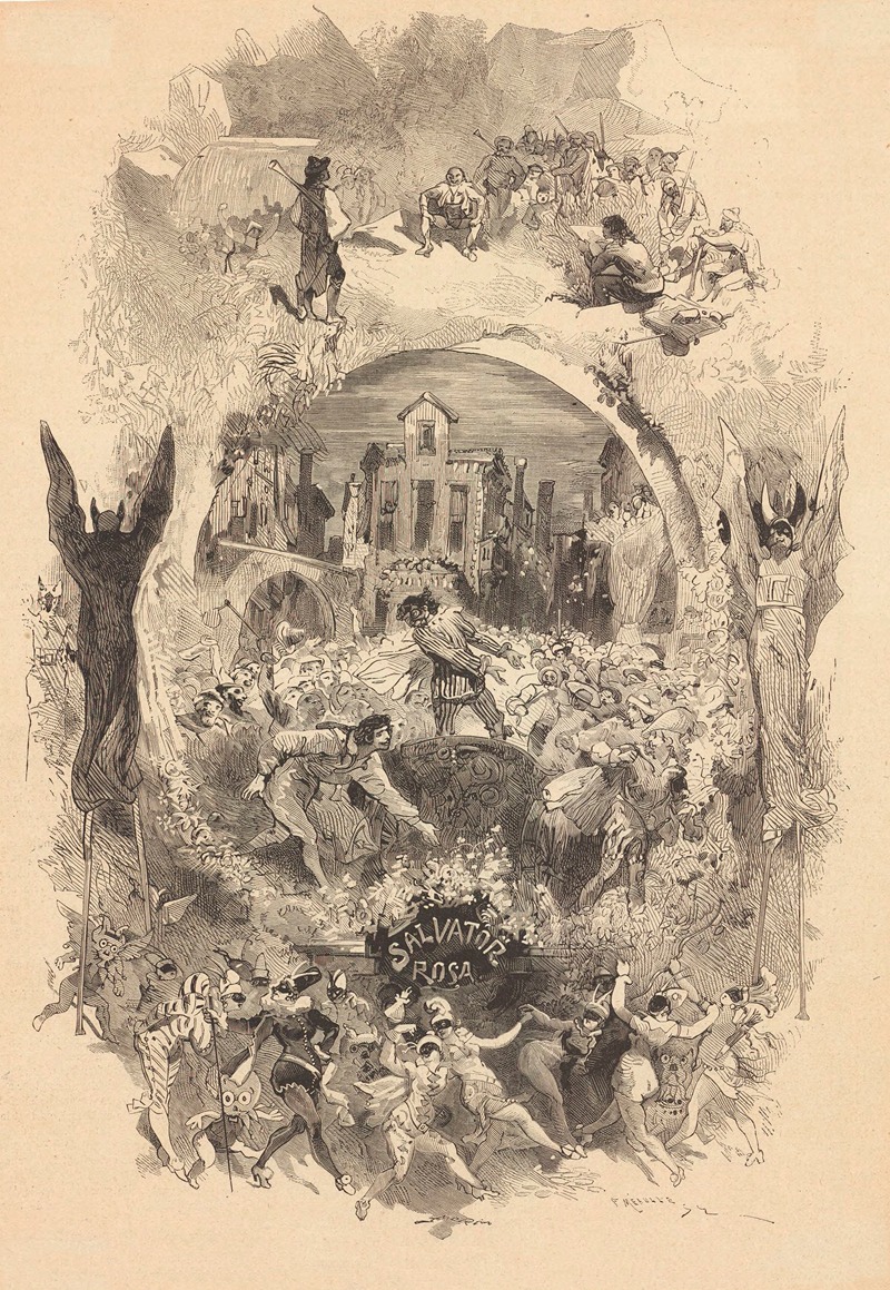 Edmond Morin - Théâtre du Châtelet, Salvator Rosa, drame en cinq actes et six tableaux, de M. Ferdinand Dugué