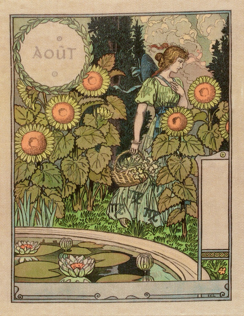 Eugène Grasset - Août