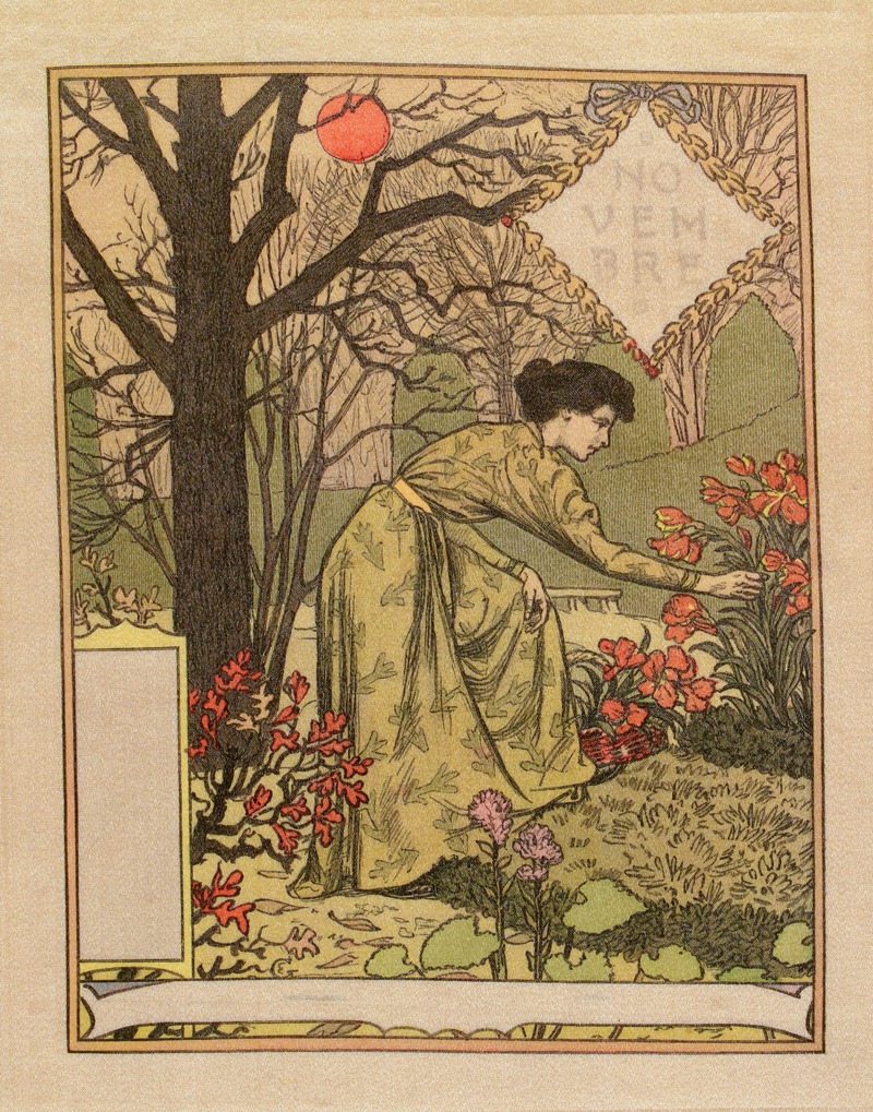 Eugène Grasset - Novembre