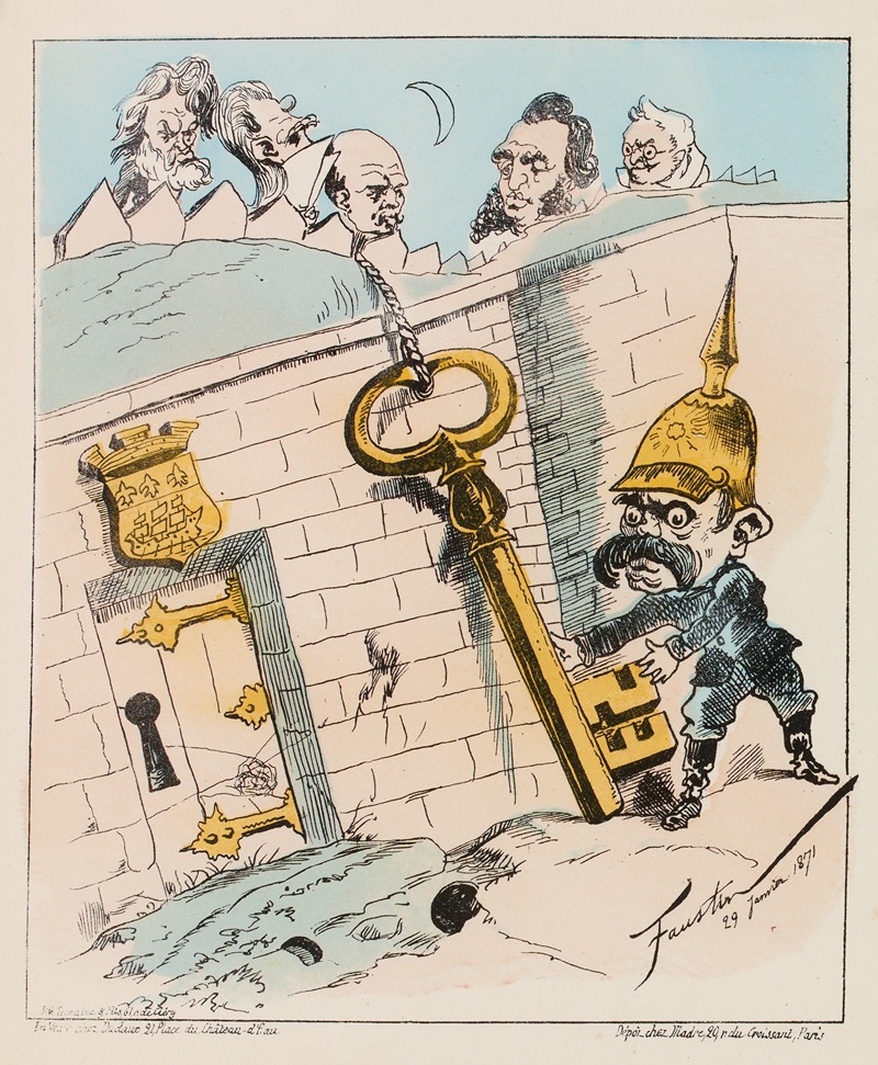 Faustin Betbeder - La Clef de la situation Comment les Prussiens prirent Paris en Janvier 1871