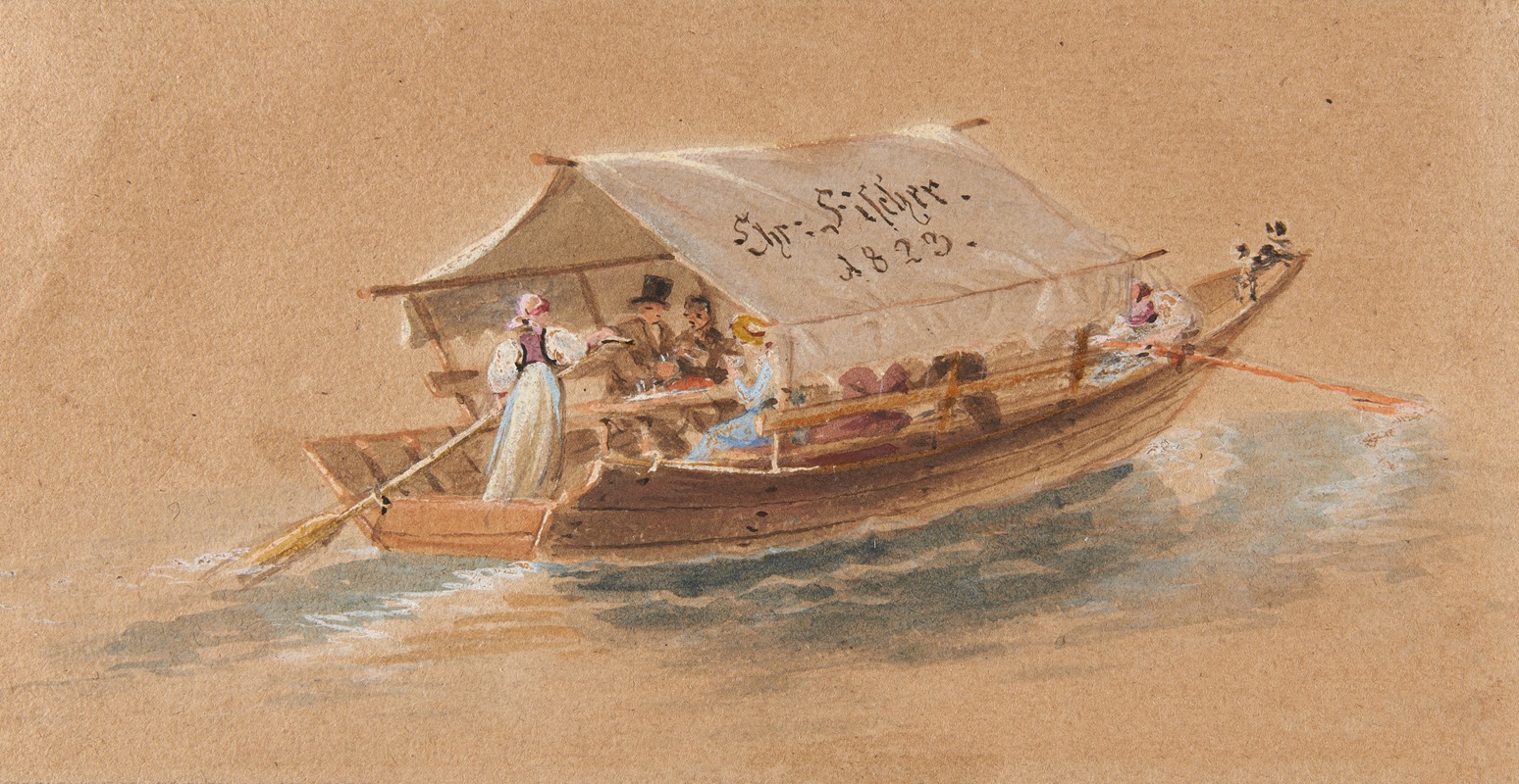 Franz Niklaus König - Ausflugsboot auf dem Brienzersee