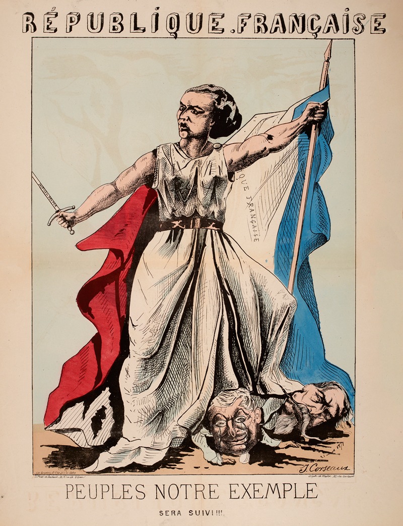 J. Corseaux - République française Peuples notre exemple sera suivi