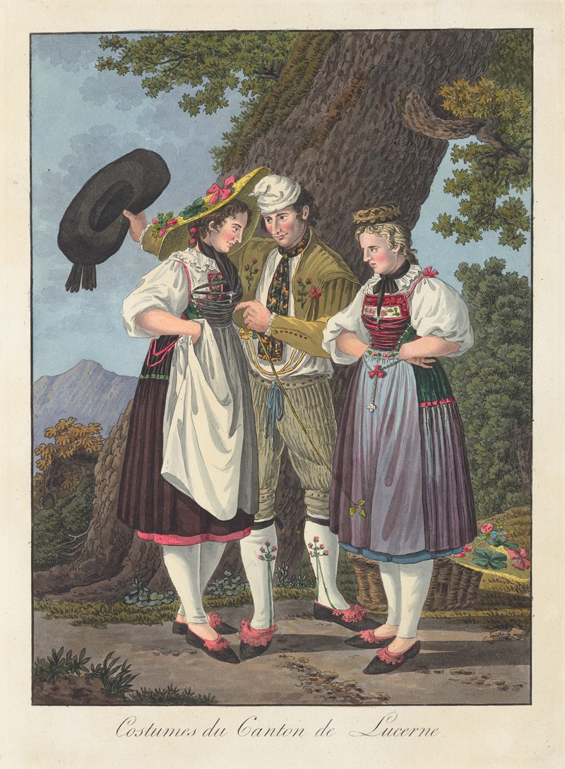 Joseph Reinhart - Costumes du Canton de Lucerne