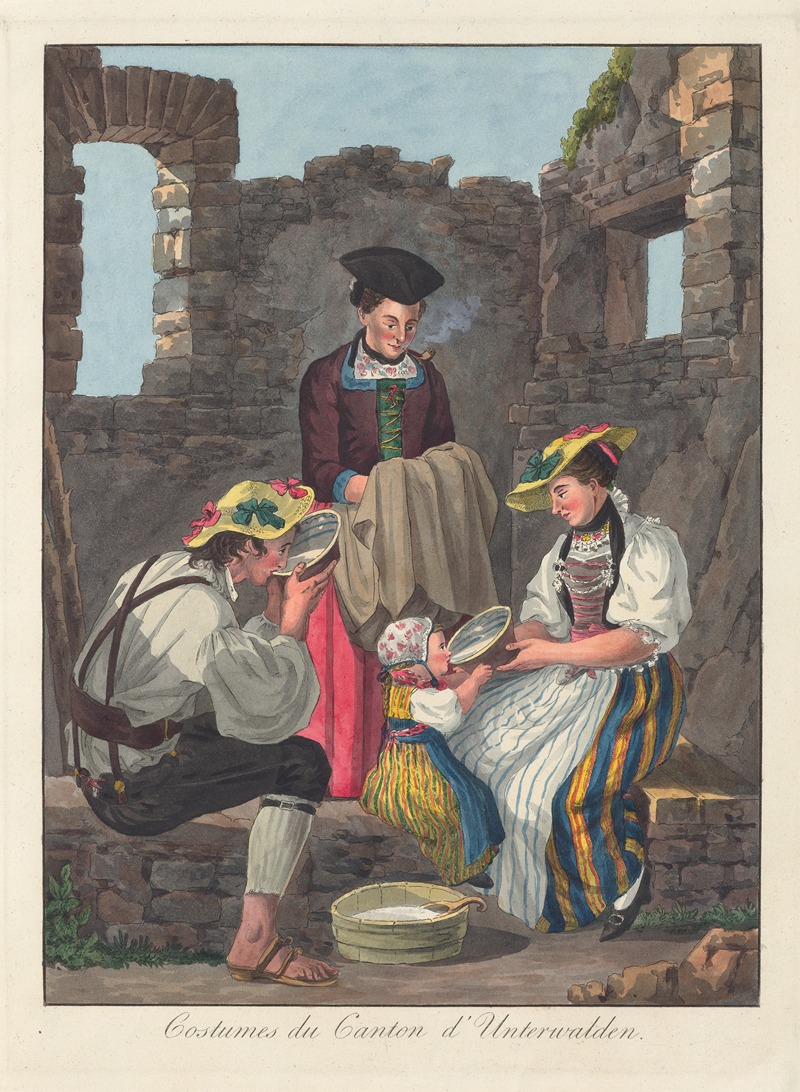 Joseph Reinhart - Costumes du Canton d’Unterwalden