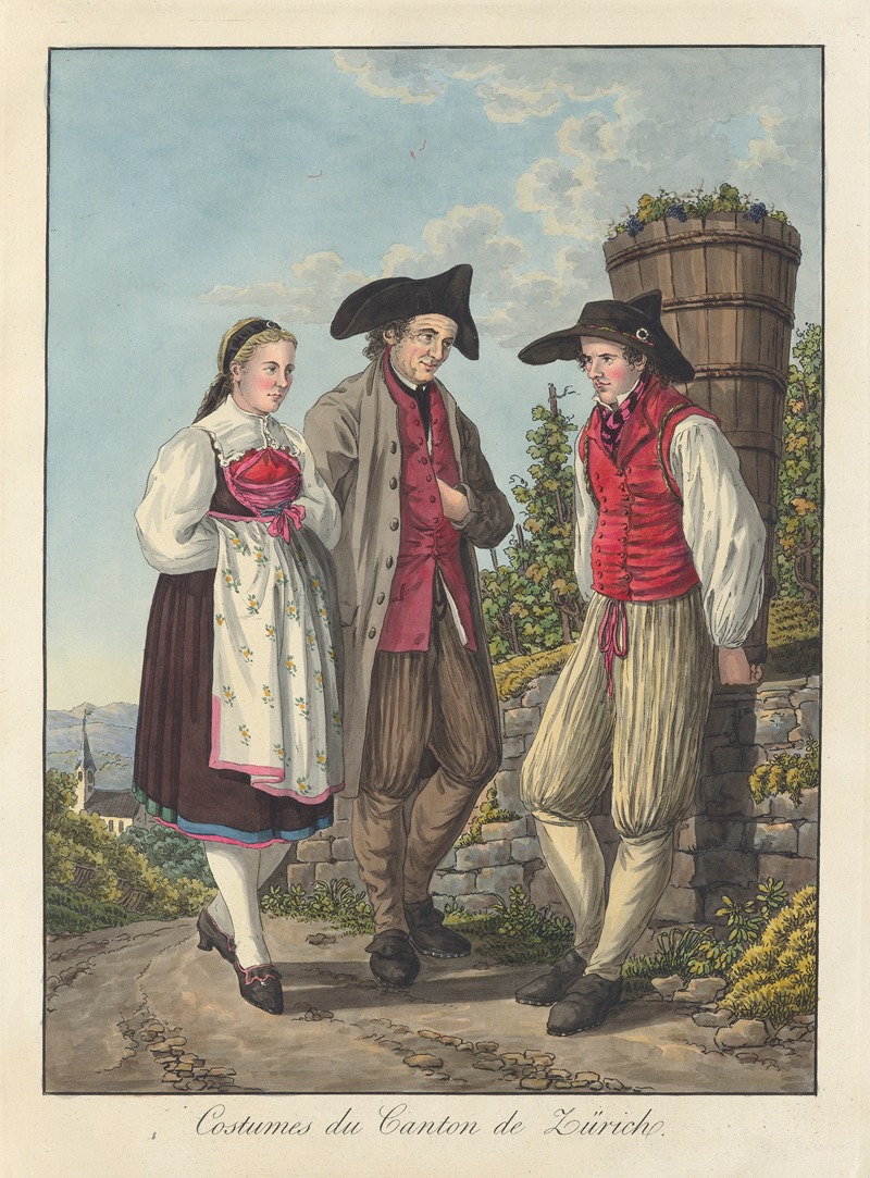 Joseph Reinhart - Costumes du Canton de Zürich