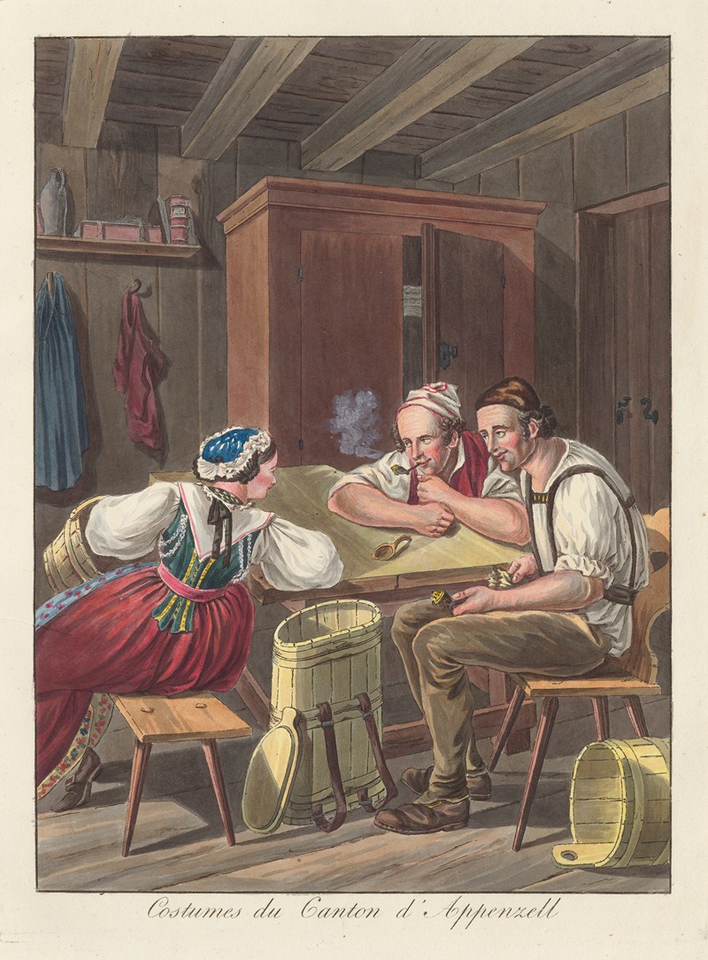 Joseph Reinhart - Costumes du Canton d’Appenzell