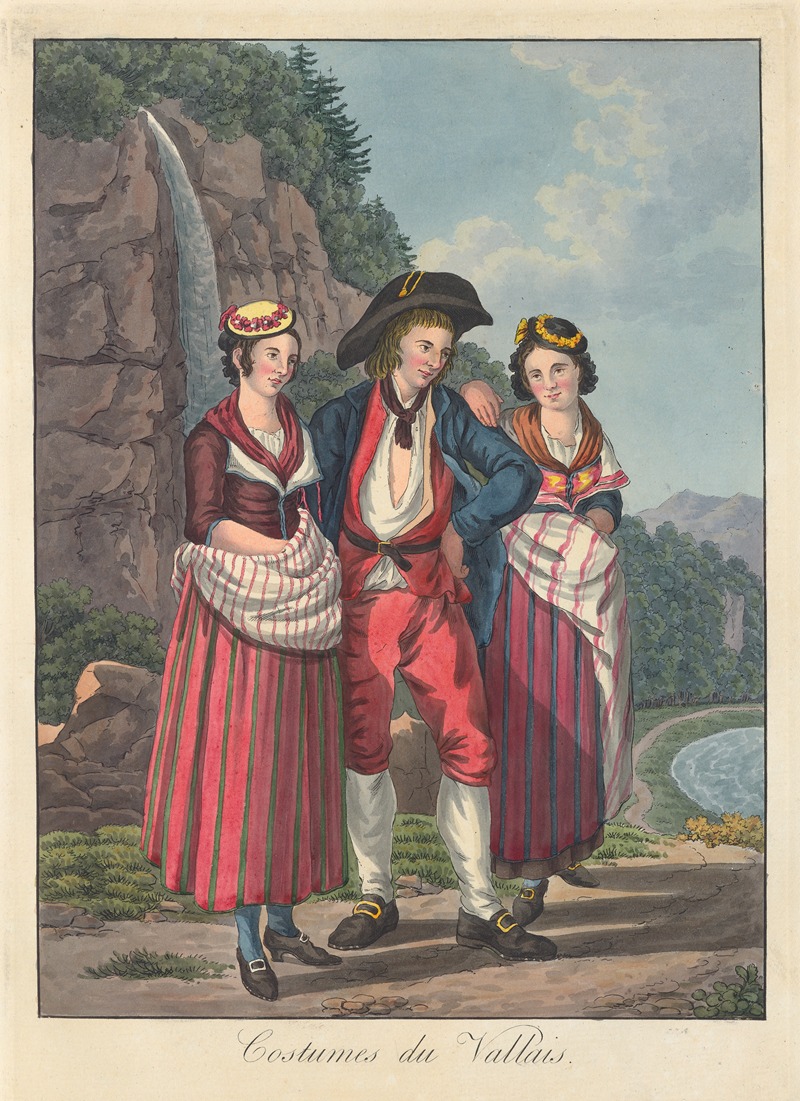 Joseph Reinhart - Costumes du Vallais