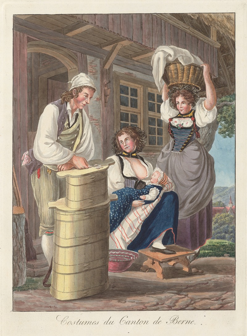 Joseph Reinhart - Costumes du Canton de Berne