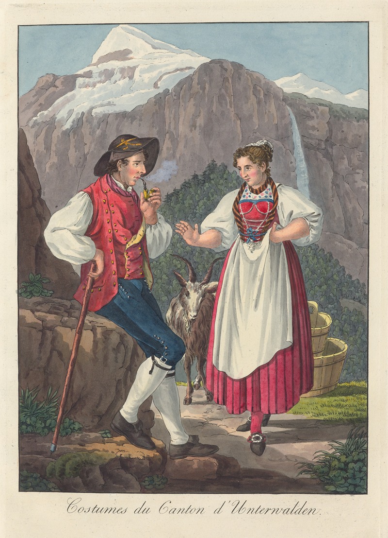 Joseph Reinhart - Costumes du Canton d’Unterwalden