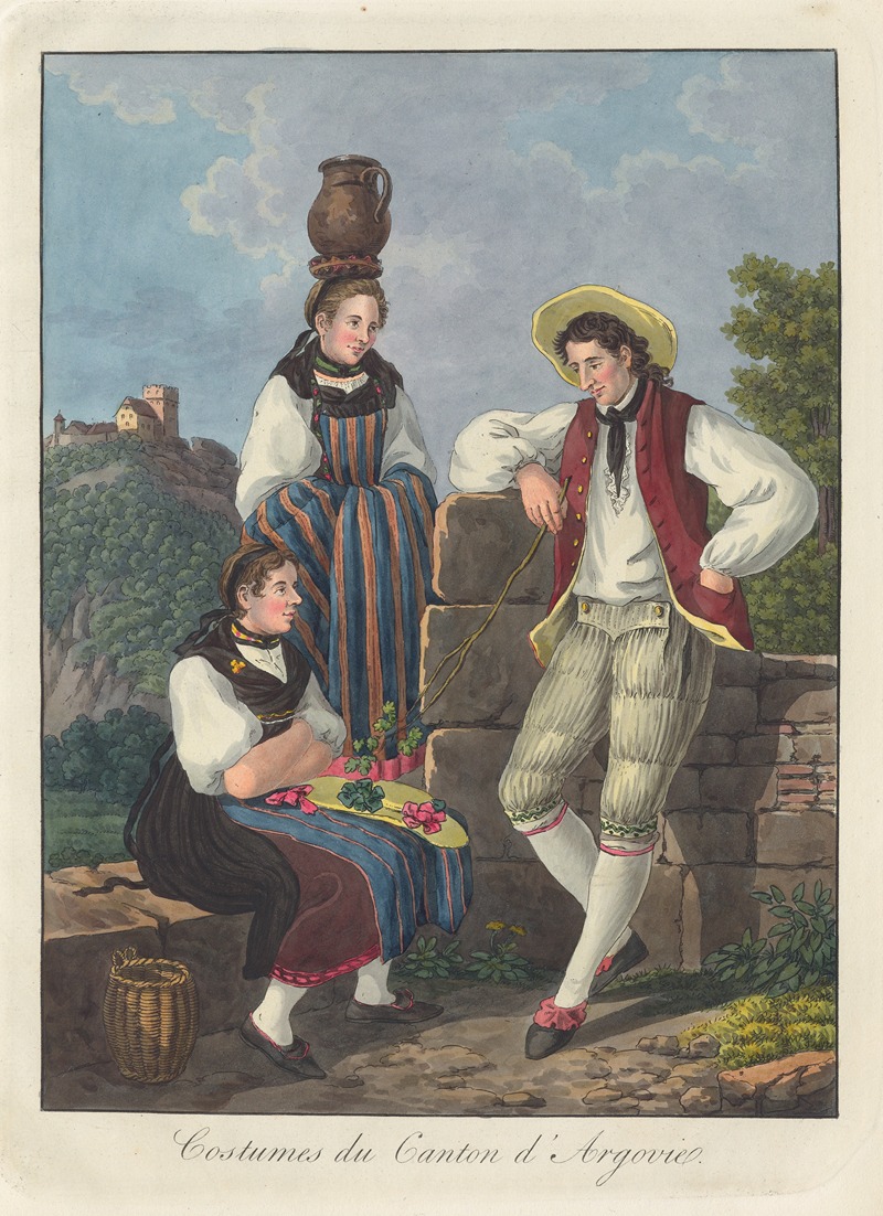 Joseph Reinhart - Costumes du Canton d’Argovie