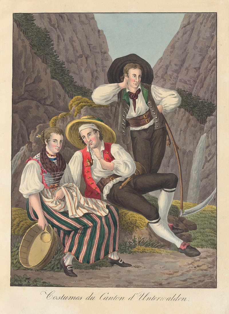 Joseph Reinhart - Costumes du Canton d’Unterwalden