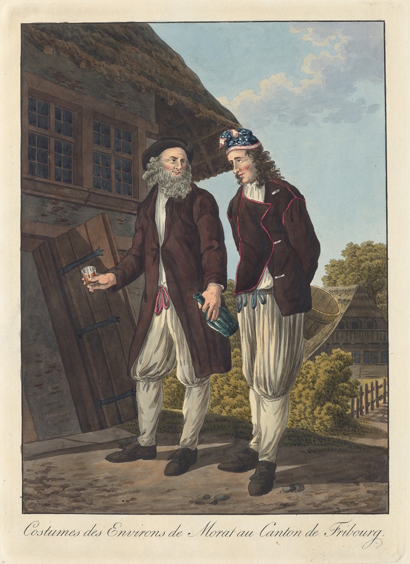 Joseph Reinhart - Costumes des Environs de Morat au Canton de Fribourg