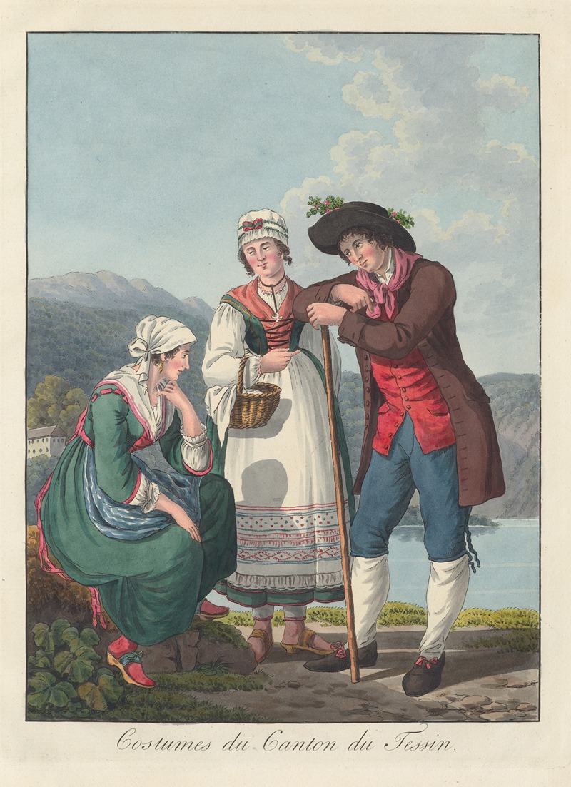 Joseph Reinhart - Costumes du Canton du Tessin