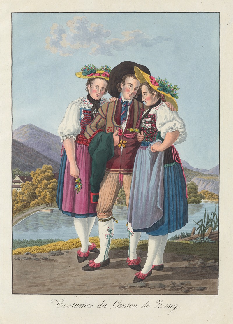 Joseph Reinhart - Costumes du Canton de Zoug